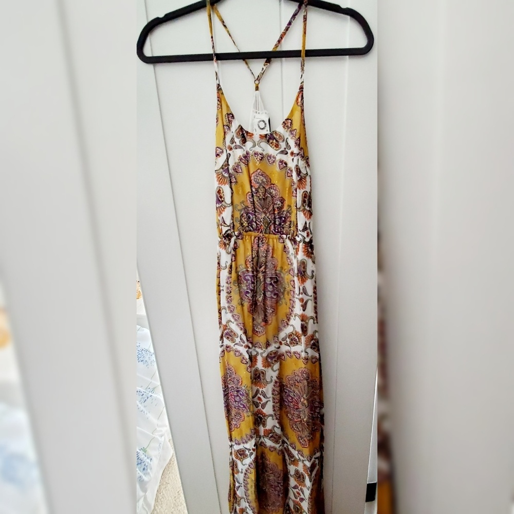 Multi Color Strap Maxi Dress